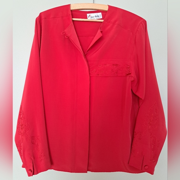 47. Vintage Jac Dale Blouse - Picture 1 of 8